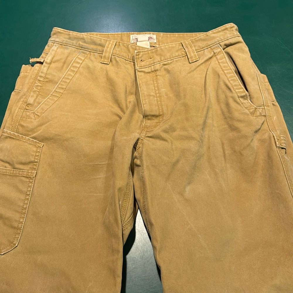 LL Bean Katahdin Iron Works. Brown Khaki pants 34x30